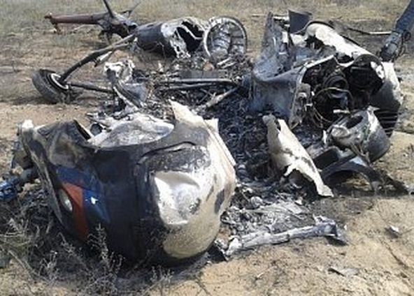 В Херсонской области разбился вертолет