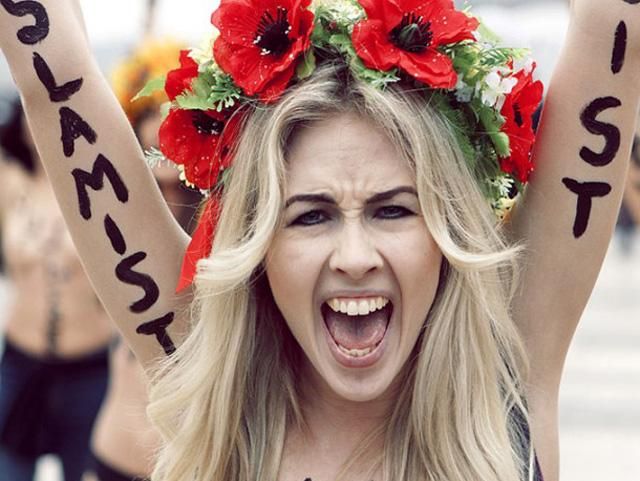 Россиянин притворялся активисткой FEMEN Россиянин притворялся активисткой FEMEN