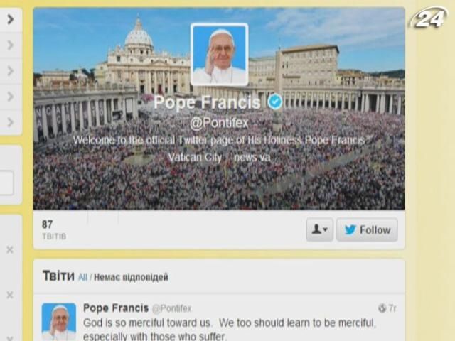 Читання твітів Папи Римського звільняє від гріхів, - Ватикан