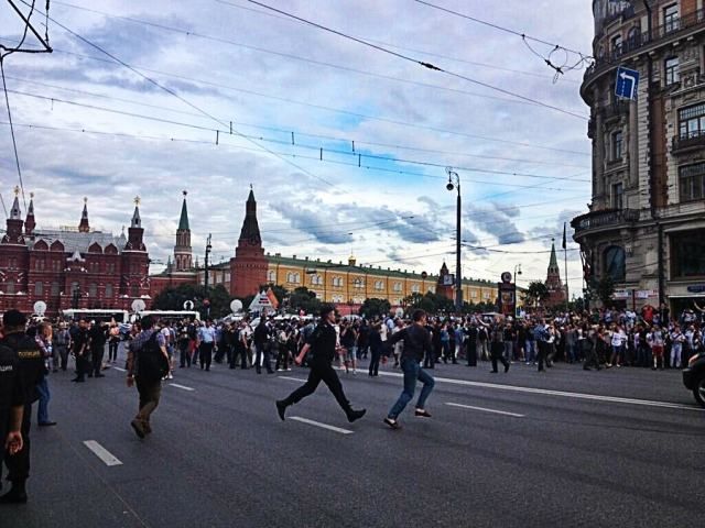 У Москві під час акції у підтримку засудженого Навального затримали 209 людей (Фото)