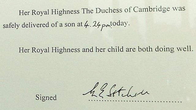 Персона дня: новорожденный принц Кембриджский