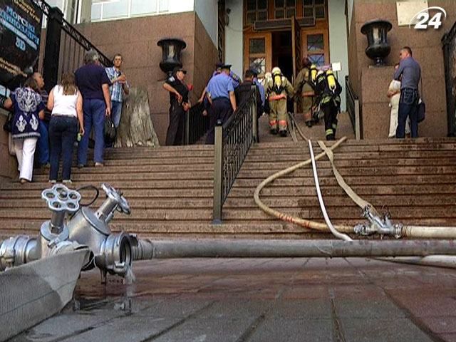 У Києві горів Національний науково-природничий музей НАНУ У Києві горів Національний науково-природничий музей НАНУ