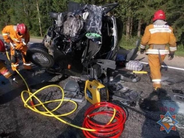 В аварии в Беларуси погибли четыре украинца