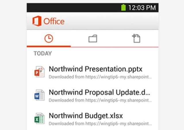 MS Office почав працювати на Android