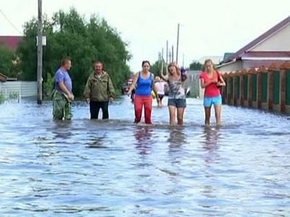 Амурська область Росії потерпає від великої повені