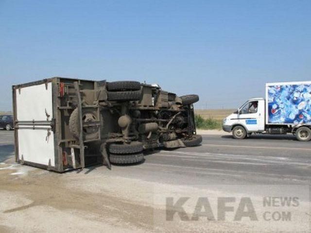 Под Феодосией перевернулся пассажирский автобус: 14 человек ранены