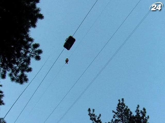 Попередня причина аварії на канатній дорозі у Криму - несправність підшипника Попередня причина аварії на канатній дорозі у Криму - несправність підшипника