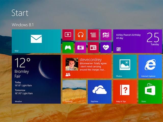 Фінальна Windows 8.1 з'явиться у жовтні  