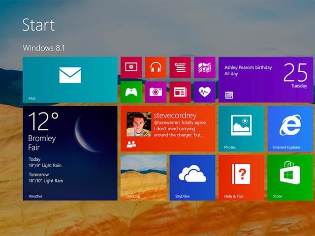 Финальная Windows 8.1 появится в октябре