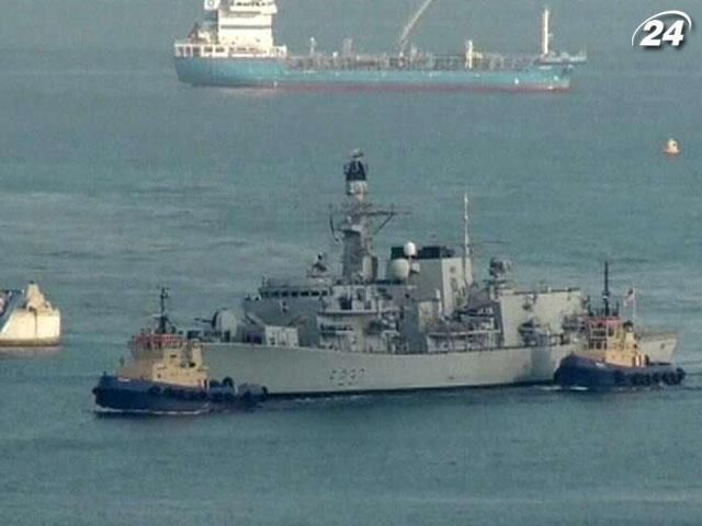 Британские корабли прибыли в Гибралтар Британские корабли прибыли в Гибралтар