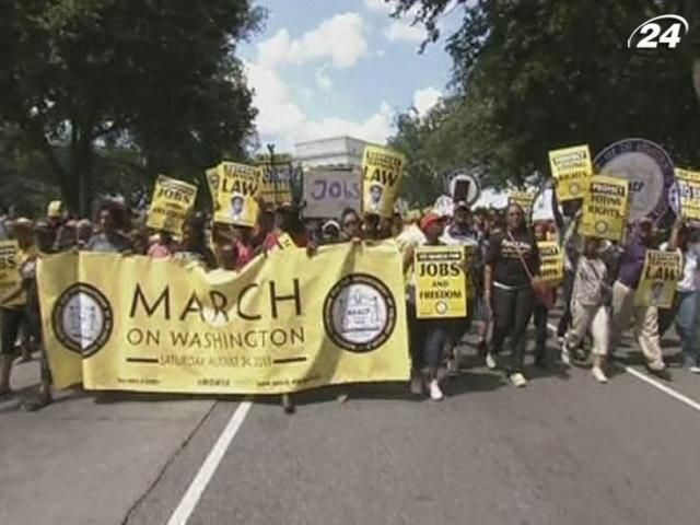 В США состоялся митинг, посвященный 50-летию речи Мартина Лютера Кинга В США состоялся митинг, посвященный 50-летию речи Мартина Лютера Кинга