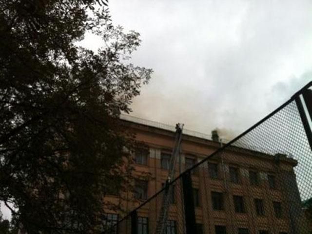 В столице горело здание медуниверситета