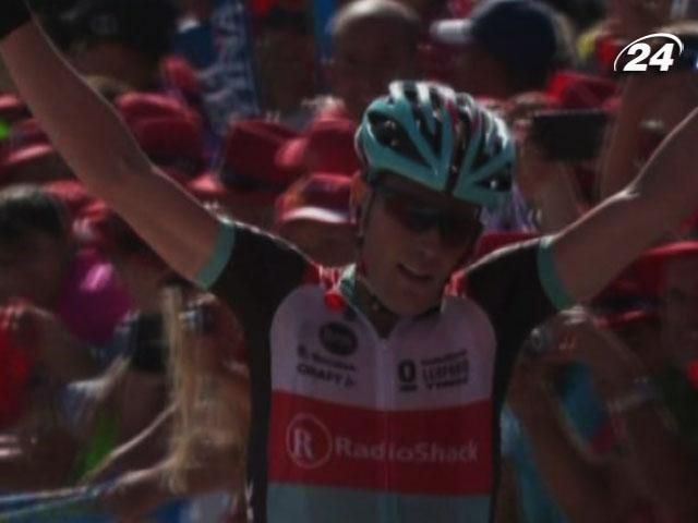 Кристофер Хорнер впервые выиграл этап гранд-тура La Vuelta