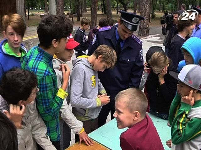ГСО провела учения в детском лагере на Киевщине