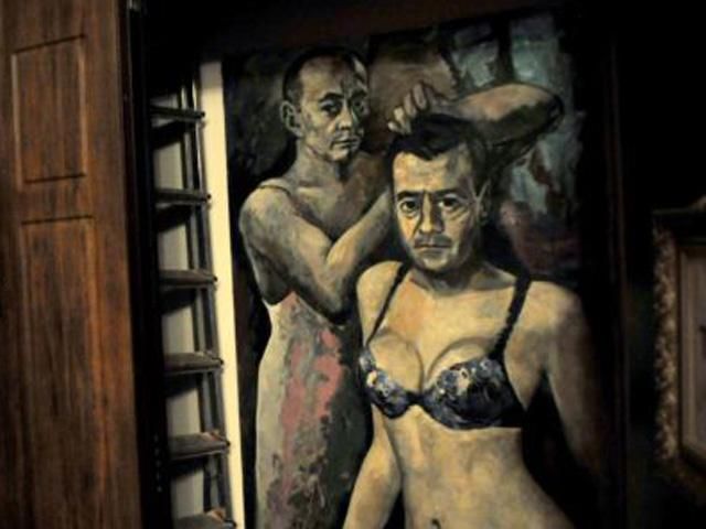 Фото дня: Путін і Медведєв у жіночій білизні Фото дня: Путін і Медведєв у жіночій білизні