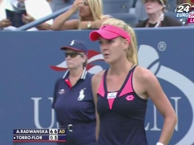 US Open: Третя сіяна Радванська подолала друге коло турніру
