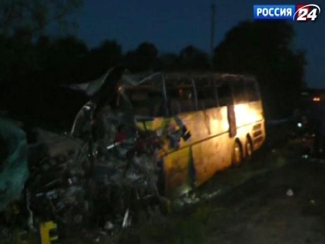 В России столкнулись пассажирские автобусы: погибли 8 человек