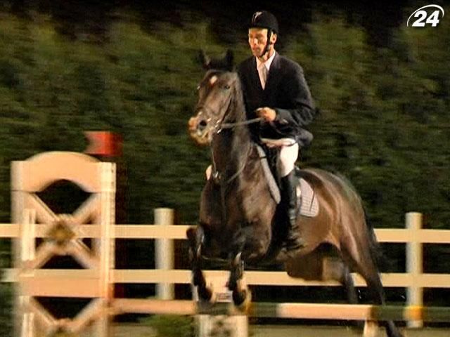 Під Києвом пройшов традиційний кінний турнір з нічного конкуру Під Києвом пройшов традиційний кінний турнір з нічного конкуру