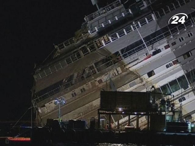 Завершено підйом затонулого лайнера Costa Concordia