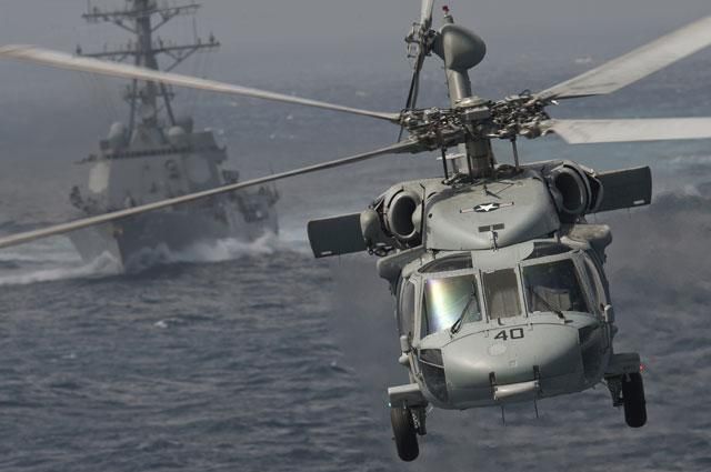 В Красное море упал вертолет США
