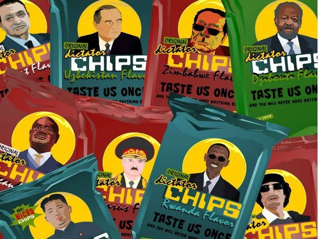 У Нідерландах з'явилися "диктаторські" чипси (Фото) У Нідерландах з'явилися "диктаторські" чипси (Фото)