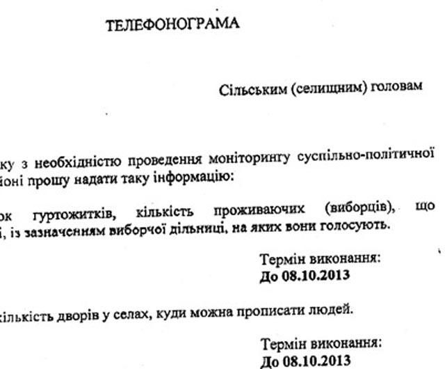 Селищні голови мають прозвітувати про "двори, куди можна прописати"