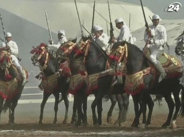 В Марокко показали 750 чистокровных лошадей