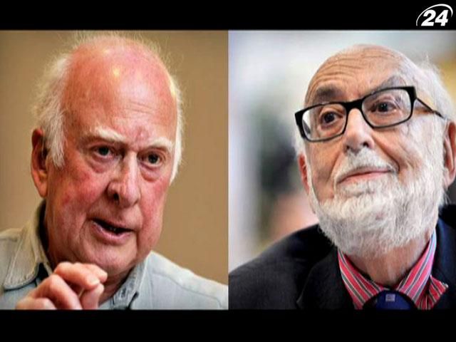 Нобелівську премію з фізики отримали першовідкривачі "бозона Хіггса" Нобелівську премію з фізики отримали першовідкривачі "бозона Хіггса"