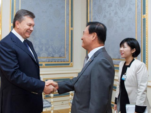 Янукович надеется на украинско-корейское сотрудничество