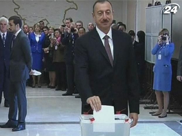 На виборах в Азербайджані проголосував президент На виборах в Азербайджані проголосував президент