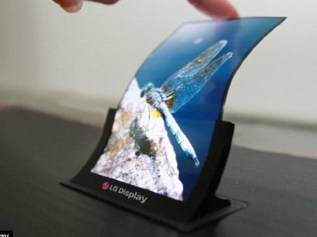 LG показала гнучкий екран (Фото) LG показала гнучкий екран (Фото)