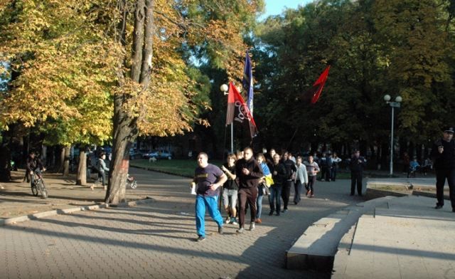 В Одессе пробег в честь УПА прошел под протесты антифашистов