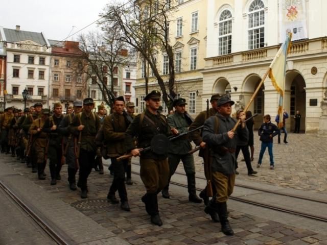 Во Львове прошел Марш славы в честь УПА