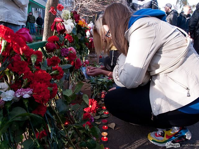 Москвичі вийшли на захист вбитого земляка (Фото)