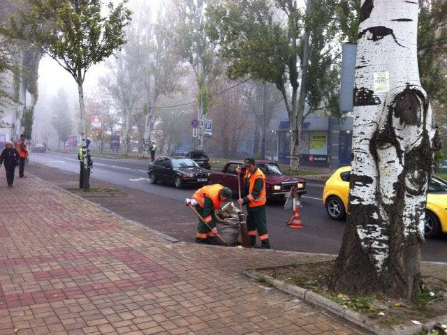 Донецк активно готовится к приезду Януковича (Фото)