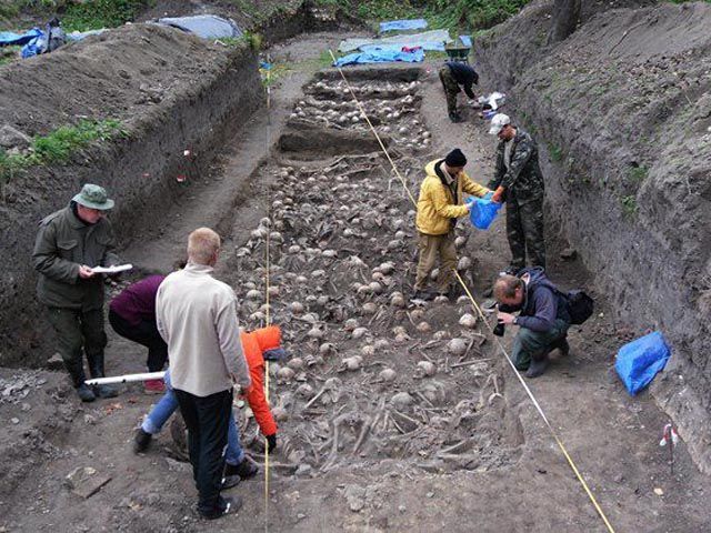 Массовое захоронение поляков нашли на Волыни, - СМИ Массовое захоронение поляков нашли на Волыни, - СМИ
