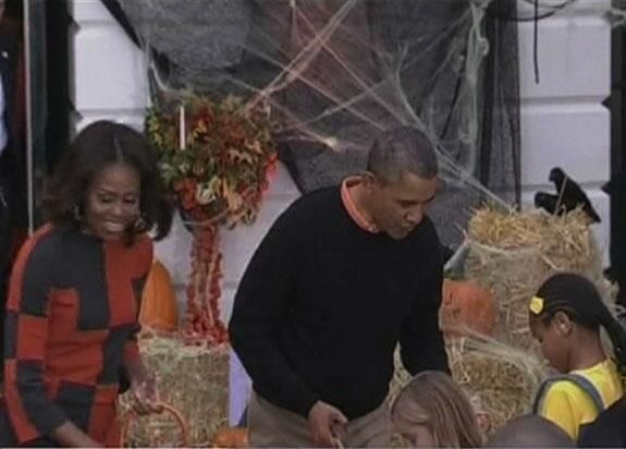 У Білому домі відсвяткували Хелловін У Білому домі відсвяткували Хелловін