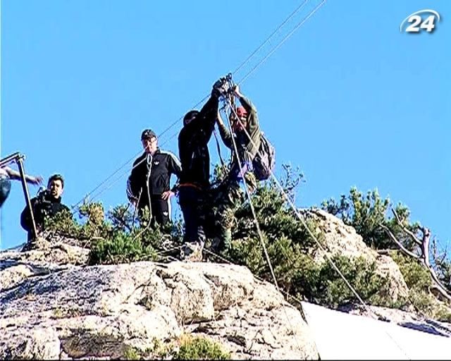 Самый длинный троллей в Европе установили возле Судака Самый длинный троллей в Европе установили возле Судака