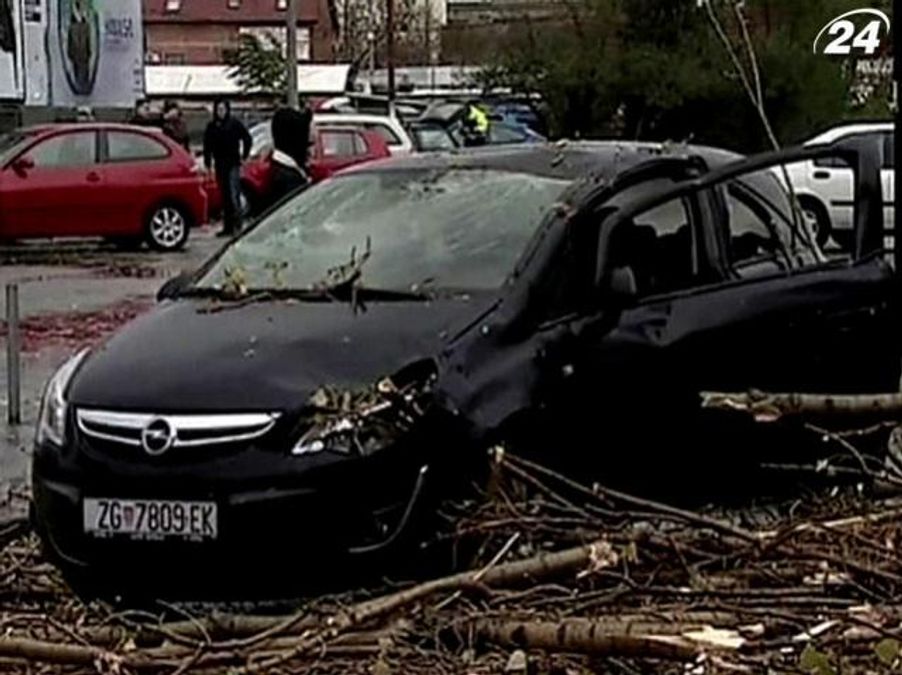 Хорватией пронесся ураган: один человек погиб
