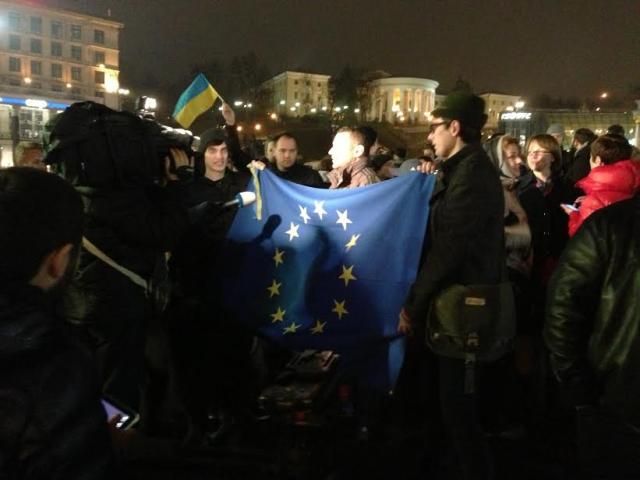 Невдоволені рішенням уряду вийшли на Майдан (Фото)
