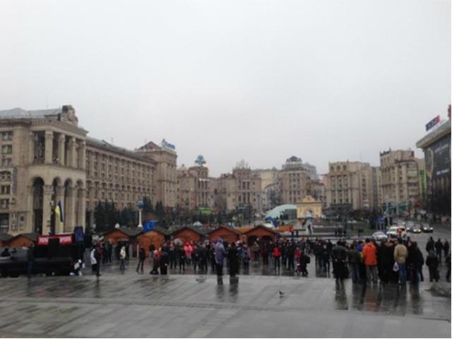 Столична міліція почала відтісняти Євромайдан (Фото)