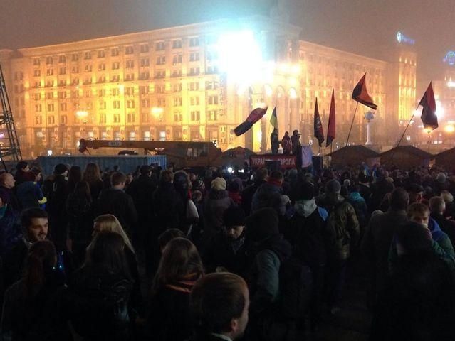 Евромайдан в Киеве под угрозой. Активистов могут вытеснить катком... 