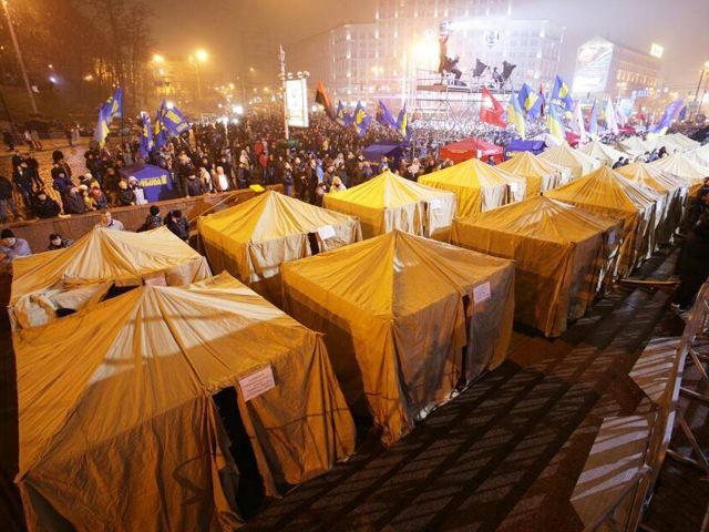 Киевское управление по благоустройству не дало поставить палатки на Майдане Независимости