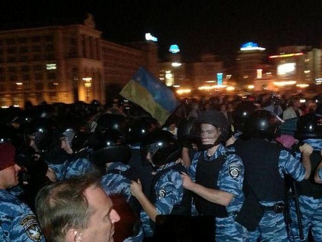 "Беркут" двічі штурмував Євромайдан (Відео)