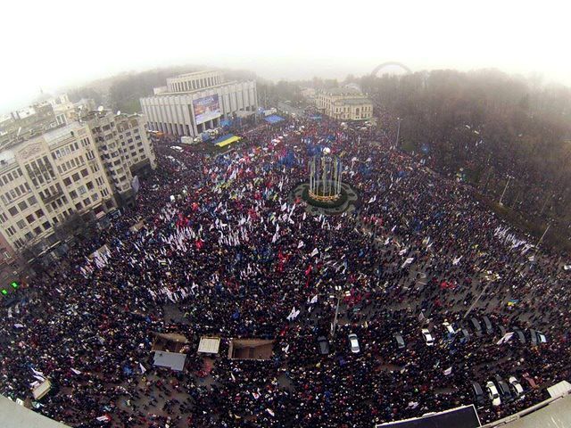 Євромайдан у Києві 24 листопада у фотографіях (Фото)