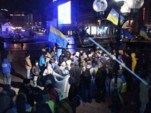Евромайдан. КГГА обещает митингующим пункты обогрева и биотуалеты