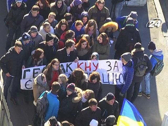 Студенти оголосили всеукраїнський попереджувальний страйк