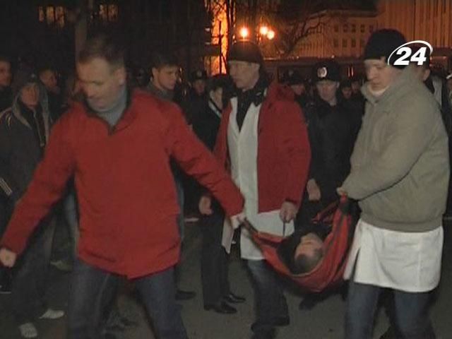 Постраждало 112 мітингувальників, - Управління охорони здоров`я при КМДА Постраждало 112 мітингувальників, - Управління охорони здоров`я при КМДА