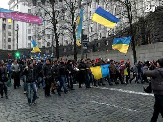 Блокада Кабміну – це мирна акція, - активісти Блокада Кабміну – це мирна акція, - активісти