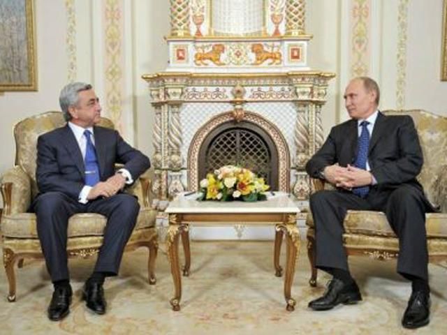 Путин заманивает Армению в Таможенный союз дешевым газом